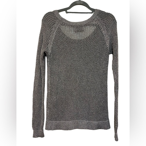 Hollister Open Weave Sparkling Sweater M - Picture 2 of 8